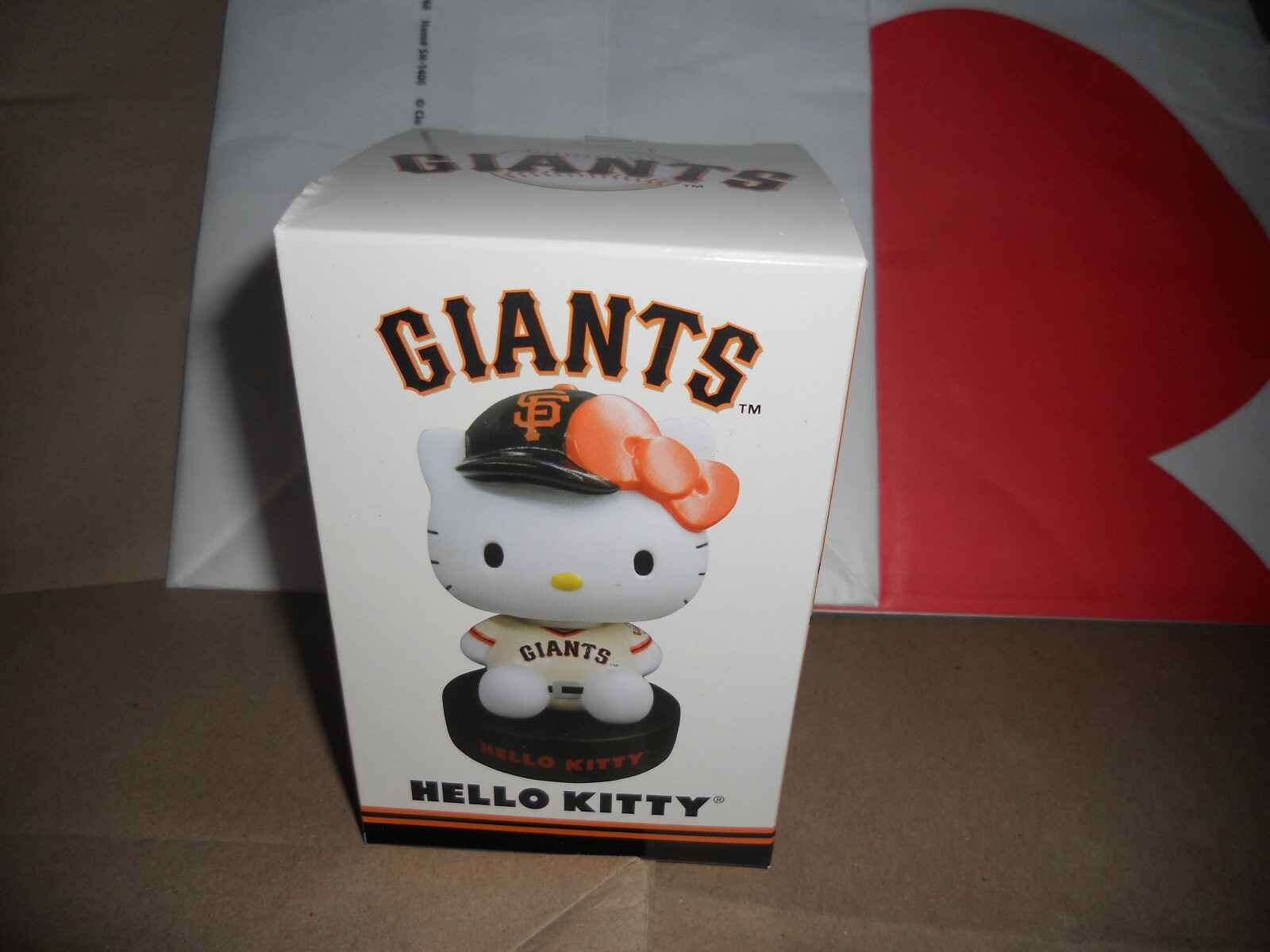 San Francisco SF Giants Hello Kitty Bobblehead SGA 6/8/2014 NEW in