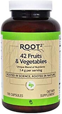 Vitacost ROOT2 42 Fruits Vegetables -- 1.4 g per serving - 180 Capsules 