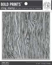 HERO ARTS - RUBBER STAMPS - WOODGRAIN BOLD PRINT
