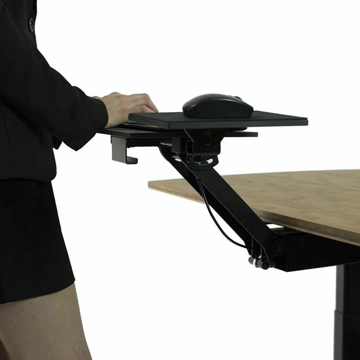 Ergonomic desk with keyboard tray new arrivals