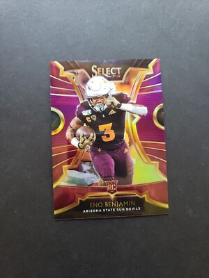 2020 Chronicles Draft Picks Select Draft Picks Purple #10 Eno Benjamin /99