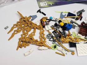 LEGO Ninjago Master Wu Dragon 70734 w/ Box & Instructions. UNCOMPLETE FOR PARTS