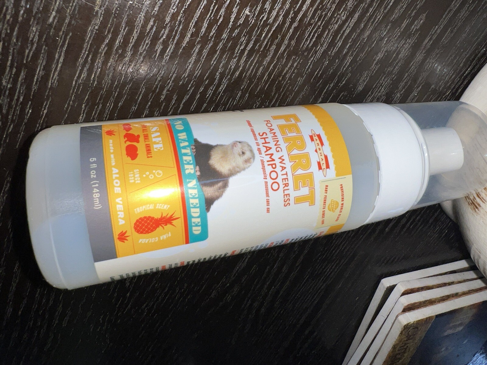 Marshall Pet Products Natural Aloe Deodorizing & Detangling Foam Leave-in 5fl.