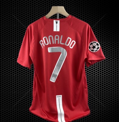 【正規品】マンチェスター・ユナイテッド07-08 RONALDO 7C.L.仕様 マンチェスターU（H）07/08 選手支給 長袖 ロナウド＃7 EPL