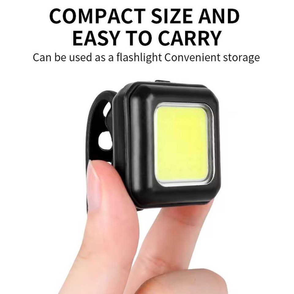 Front Rear Mini Bike Light USB Rechargeable, LED Waterproof Bicycle