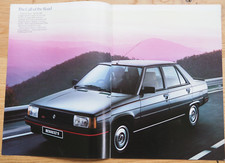 RENAULT 9 RANGE (TC GTL AUTO GTX TD) BROCHURE 1984 ENGLISH VGC RARE