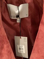 Pink Suede Jacket , Size Xs Oasis
