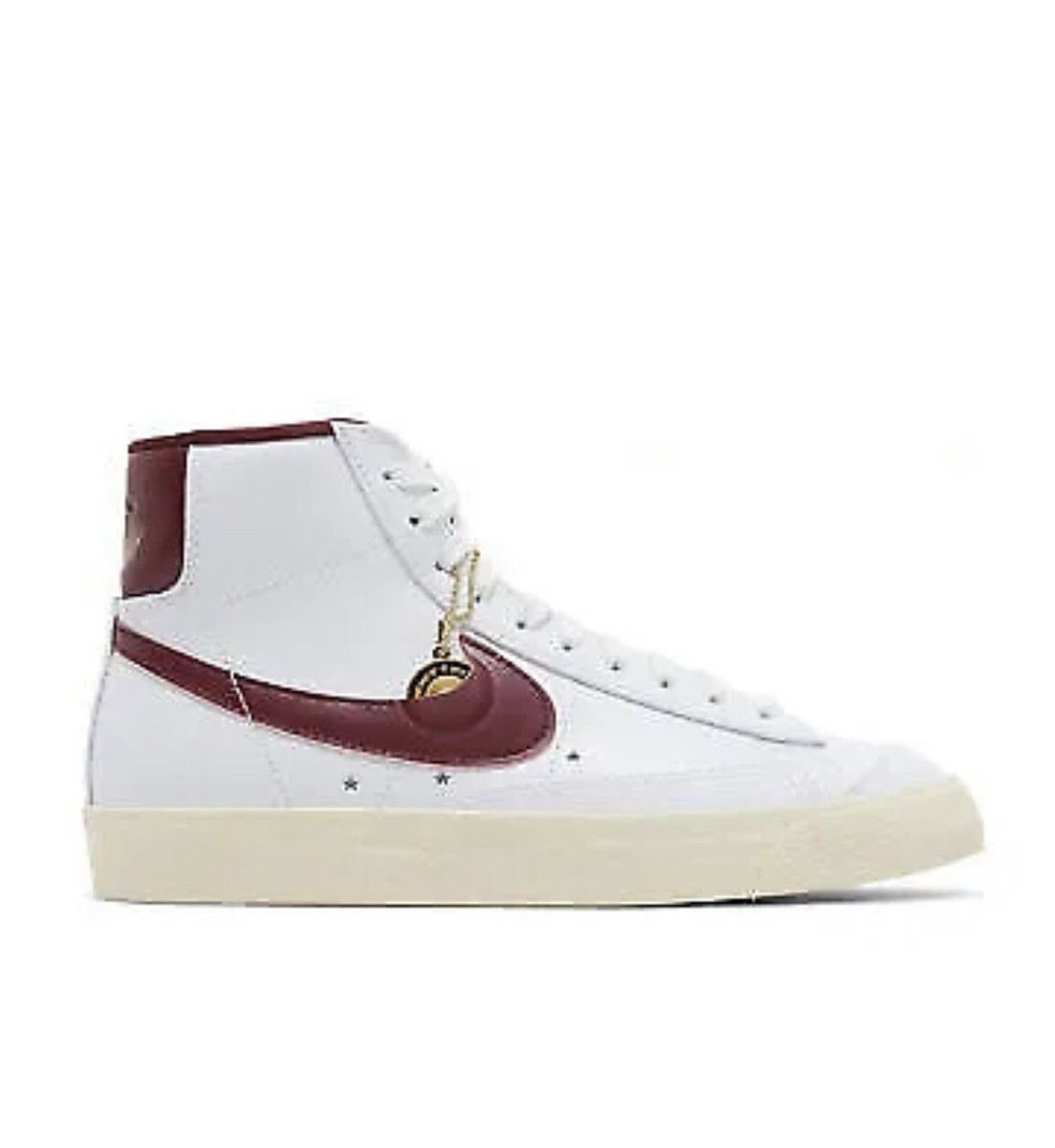 NIKE BLAZER MID 77 SE WHITE-TEAM RED-MUSLIN SISTERHOOD WMNS SZ 5.5 