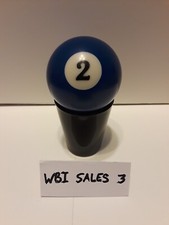  2 Blue Single Pool Ball Replacement 2 1/4 Inch