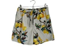 Jack  Jones Swim Trunks Lemon Design Lined Size Small