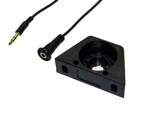 KFZ AUX Verlängerung Einbaubuchse Unterbau 3,5mm Klinkenstecker Adapter Kabel - Picture 3 of 3