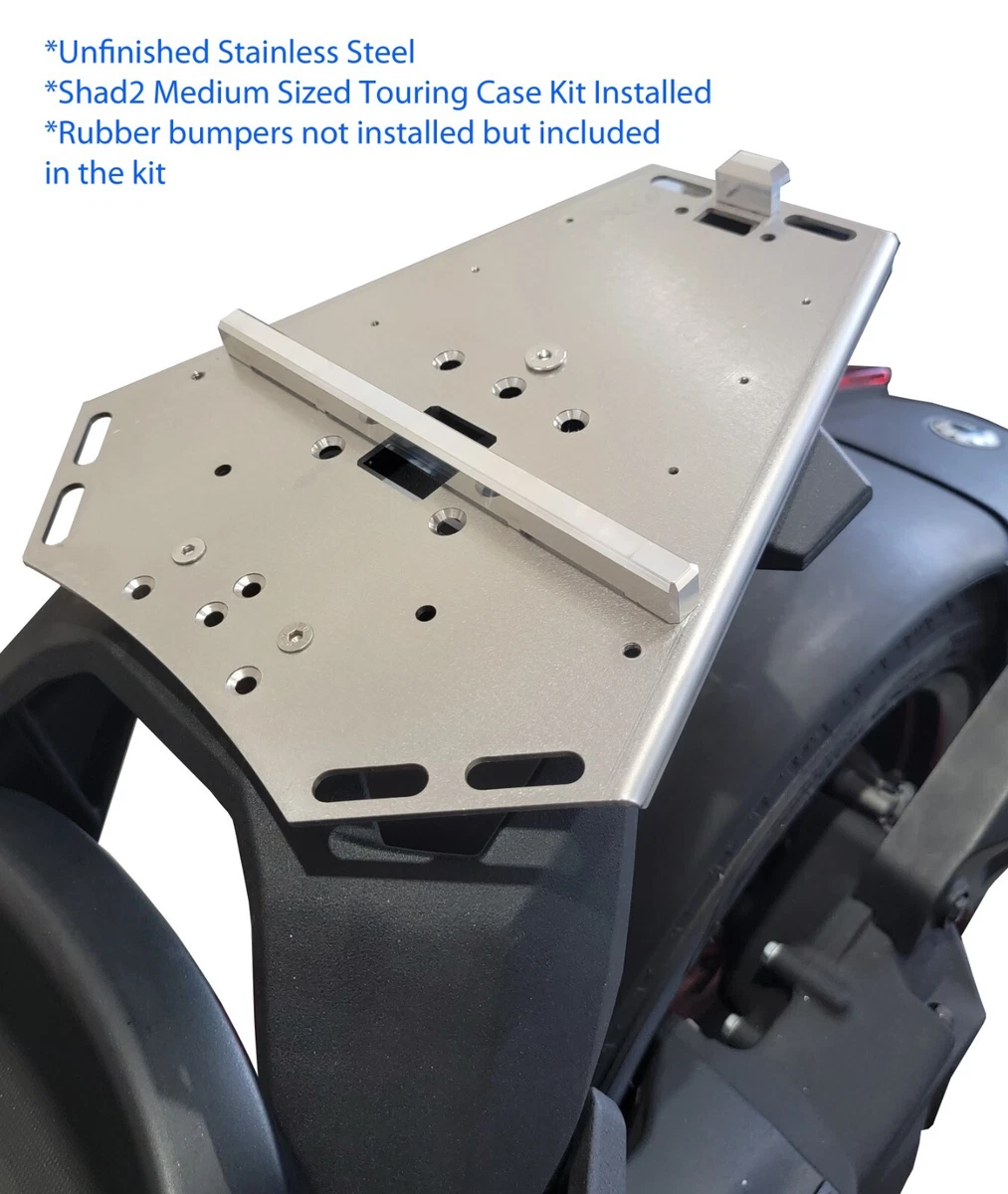 Can Am Ryker Luggage Rack with Shad Medium Mounts for use on the Max Mount