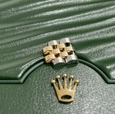 OEM ROLEX Datejust 31mm Midsize 1 Link Gold Jubilee 68273 78273 12mm MINT