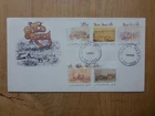 AUSTRALIA 1990 GOLDRUSH SET 5 FIRST DAY COVER- MINERS REST