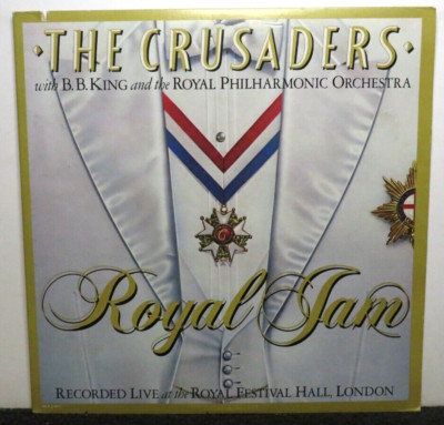 THE CRUSADERS WITH B.B.KING ROYAL JAM (VG+) MCA2-8017 LP VINYL RECORD