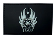 Miltacusa Jedi Order Tactical Hook Fastener Patch (3D-PVC Rubber-3.0 X 2.0 - J2)