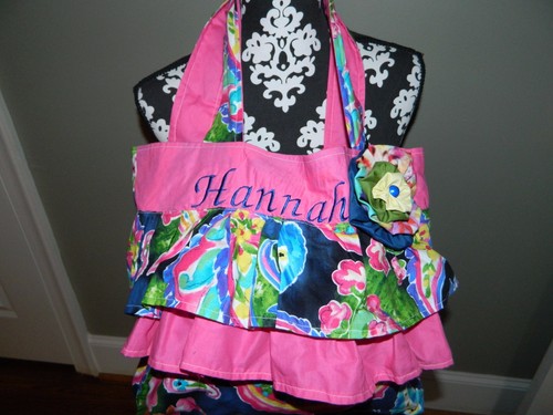 Custom Handmade Purse with "Hannah" Embroidered On It - Picture 3 of 4