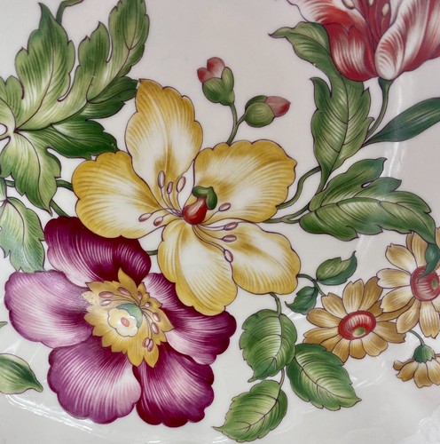 HERMOSA PLACA CENTRAL ROSENTHAL RHEINSBERG "FLORENCIA" 11,8° X 2,5" C. 1937 V/G - Imagen 5 de 9