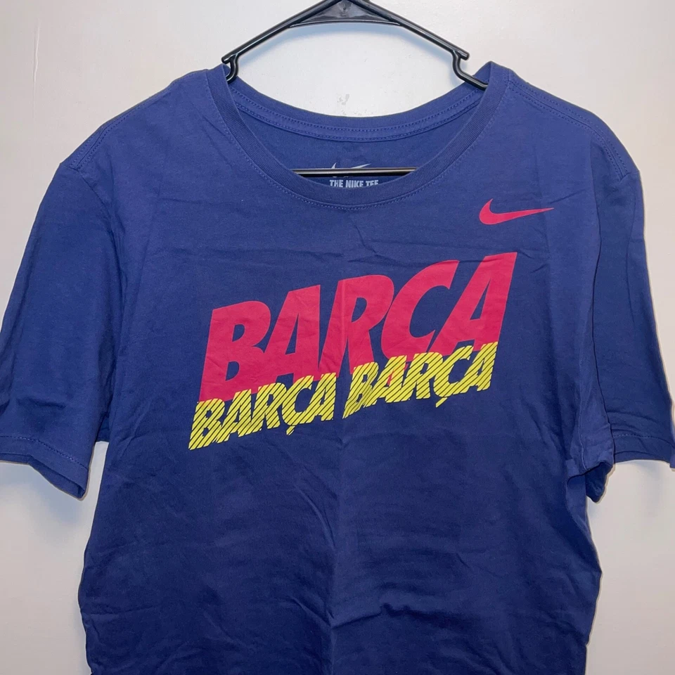 The Nike Tee FC Barcelona T-shirt Soccer Barca Men’s Size Large - Image 2 of 4