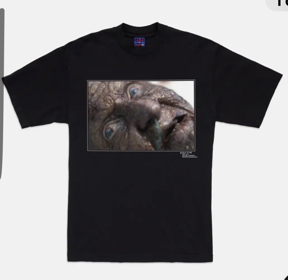 Talk To Me Grip Of Evil Tee A24 Movie Promo Online Ceramics Sz XL