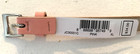 JUICY COUTURE Pink Patent Leather Silver Tone Buckle Logo Skinny Belt Size XL — photo 3