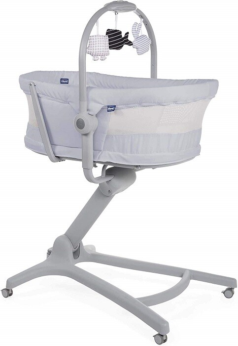 Chicco Culla per Bambini Baby Hug 4 in 1 Air Colore Grigio Stone