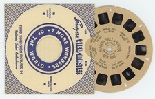 Niagara Falls in Winter New York 1940's Circular HL View-Master Reel 82