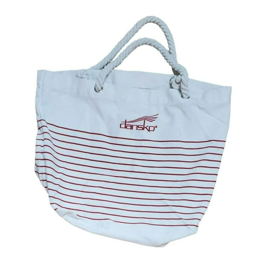 Cream store beach bag
