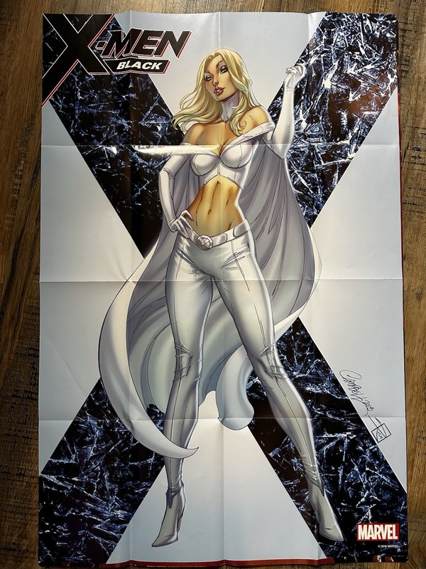 Marvel Comics Promo Posters Iron Man Spider-Man X-men Wolverine Magneto Emma
