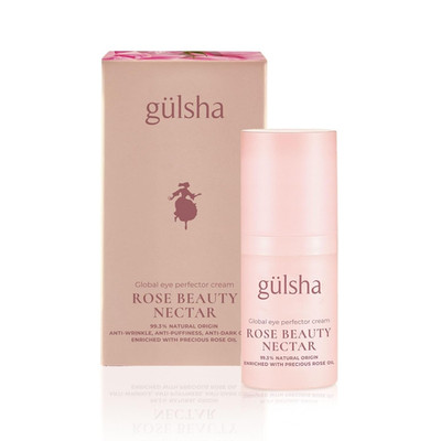 Gülsha Rose Beauty Nectar Augencreme, 15Ml - Anti-Aging Mit Retinal, Hyaluronsäu