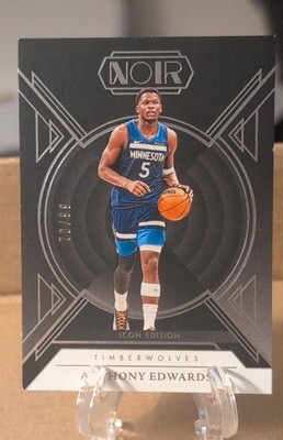 2024-25 Panini Noir - Icon Edition Anthony Edwards #/99