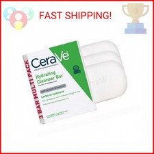 CeraVe Hydrating Cleanser Bar, Soap-Free Body and Facial Cleanser with 5 Moistu