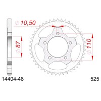 Zahnrad Afam Stahl P525 - Z48 (DIS.14404) Suzuki 650 GSX F 08/12