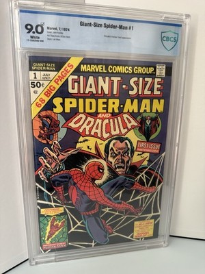 Giant-Size Spider-Man #1 (Marvel Comics July 1974) CBCS 9.0 White Pages