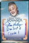 Star Trek Voyager Archives & Inscriptions Ethan Phillips Inscription Auto Card