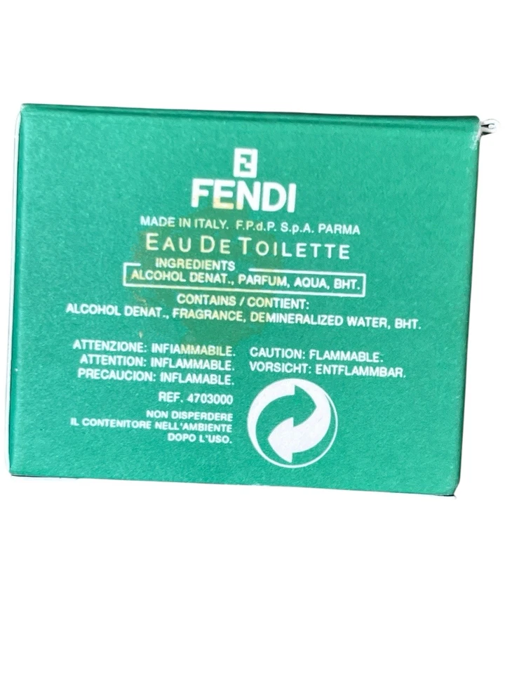 FANTASIA FENDI 0.24 Fl Oz/7ml Eau De Toilette Splash Mini Perfume EDT New Rare - Image 4 of 4