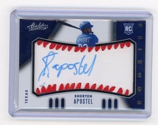 2021 Panini Absolute Rookies Baseball Materials Sherten Apostel RC Auto*62/99*