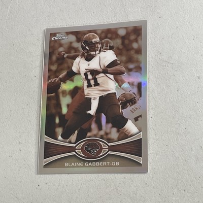 2012 Topps Chrome Football #55 Blaine Gabbert Numbered Sepia Refractor /99
