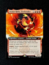 Avatar Roku, Firebender (Extended Art) Magic The Gathering  Avatar MTG TCG