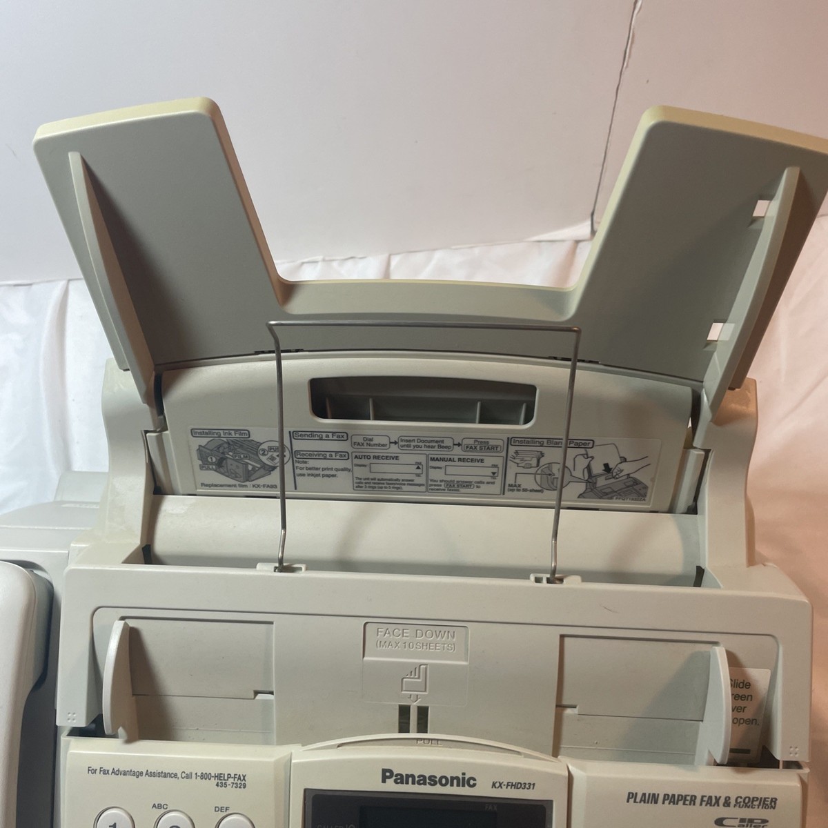 Panasonic, Facsimile, Plain Paper Fax Machine & Copier, KX-FHD331