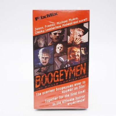 BOOGEYMEN: The Killer Compilation (vhs) Freddy, Jason, Chucky. Horror SEALED!!!