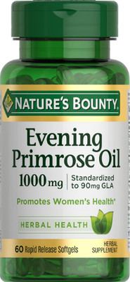 Evening Primrose Oil Capsules 1000MG -Anti-Aging,Whitening 60 Softgels