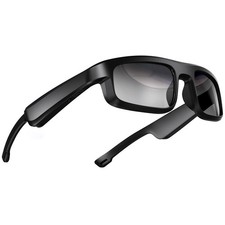 Smart Glasses, Polarized Bluetooth Medium, Black Frame-Black Lens-Style1