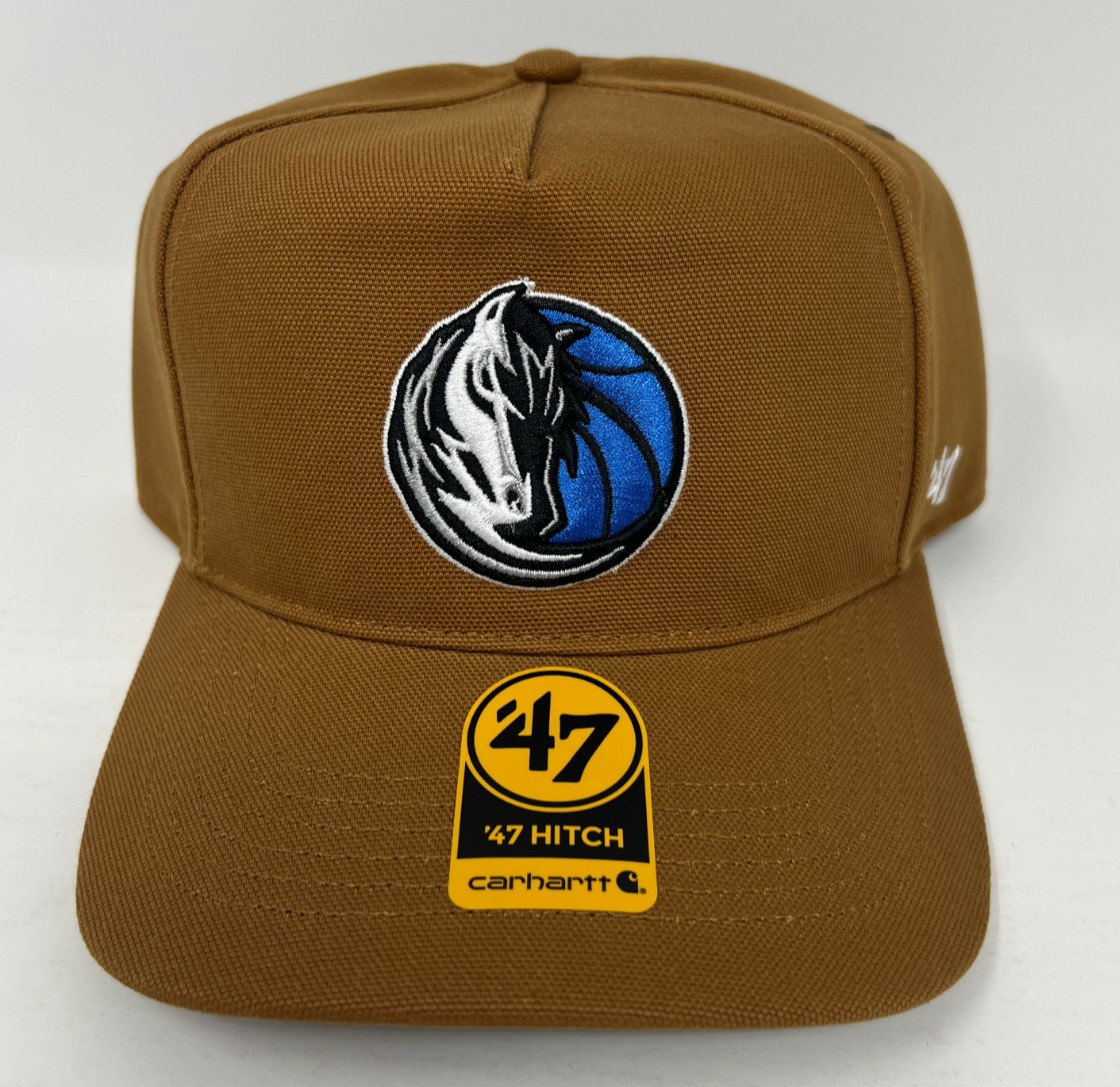 Dallas Mavericks Carhartt x 47 Brown NBA Mens Hitch Snapback Hat Cap
