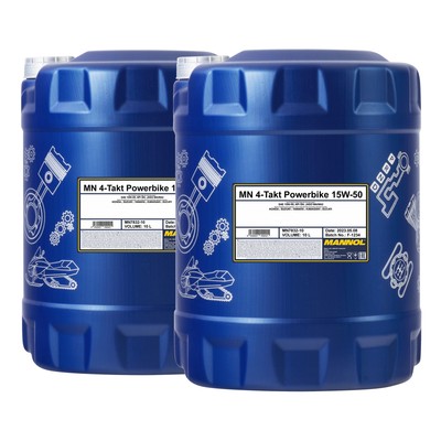 20 (2x10) Liter MANNOL 7832 4-Takt Powerbike