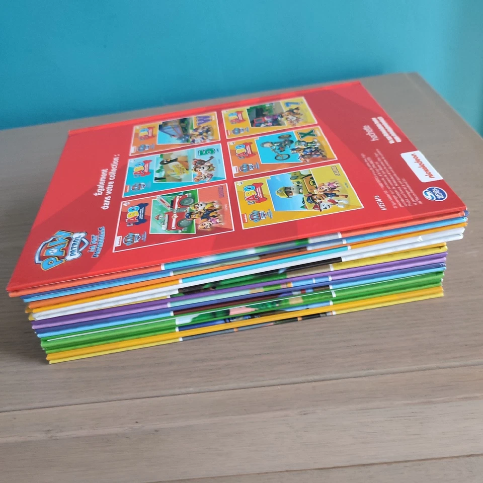 Lot de 10 livres n°31 à 40 : L’ABC Pat Patrouille lettres, chiffres, etc ... - Photo 4/4