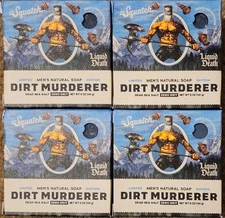 4 PACK - Dr. Squatch * DIRT MURDERER * Limited Edition Soap - Liquid Death