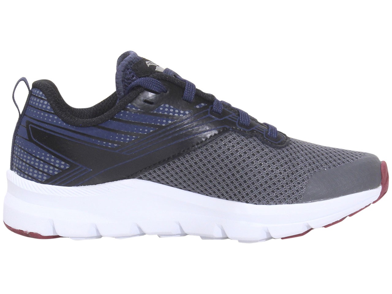 Saucony Boy's Axon Sneakers Lace Up Running Shoes Grey/Navy/Maroon Sz. 13 thumbnail 5