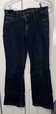 Lands' End Blue Straight Jeans - Women's Size 10