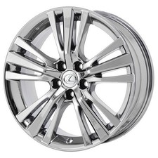 19 Lexus Rx350 Pvd Bright Chrome-c Wheel Rim Factory Oem 74301 2013-2019
